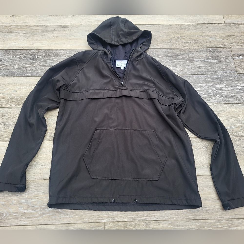 Elements Pro Series Anorak wind breaker  water repellent jacket black small